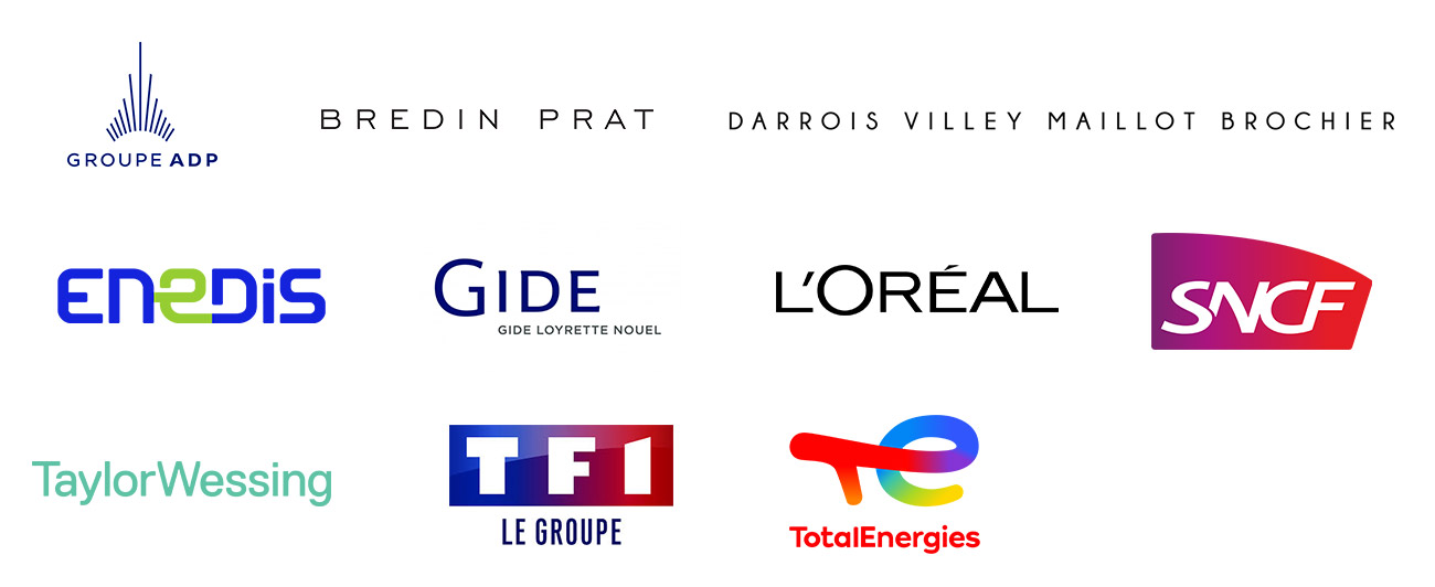 Logos des partenaires de la fondation