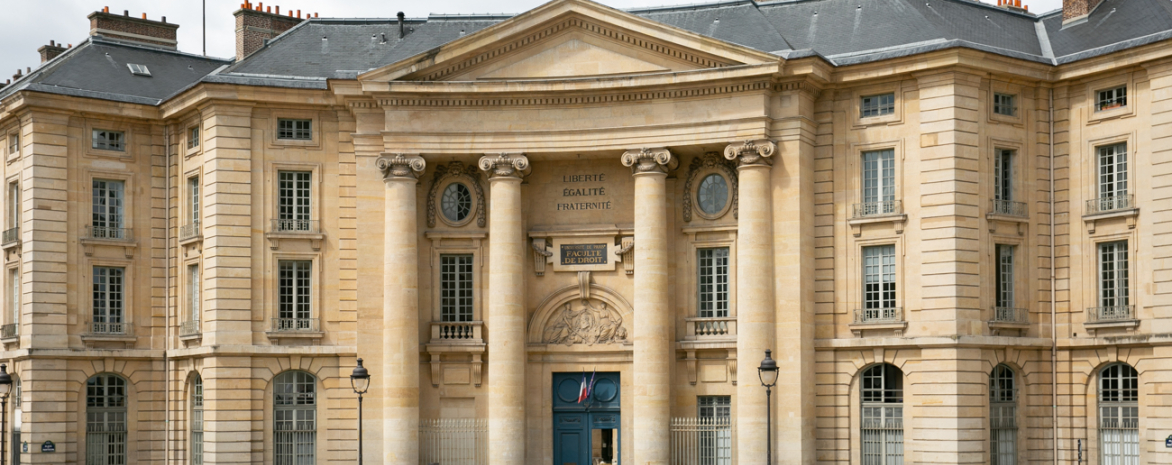 devanture de l'université, centre Panthéon