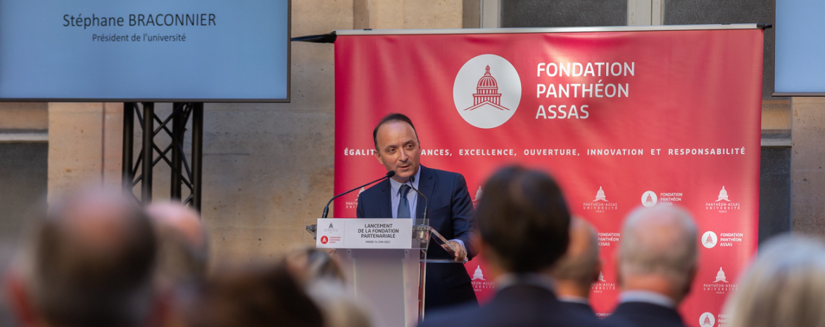 Lancement de la fondation Panthéon-Assas